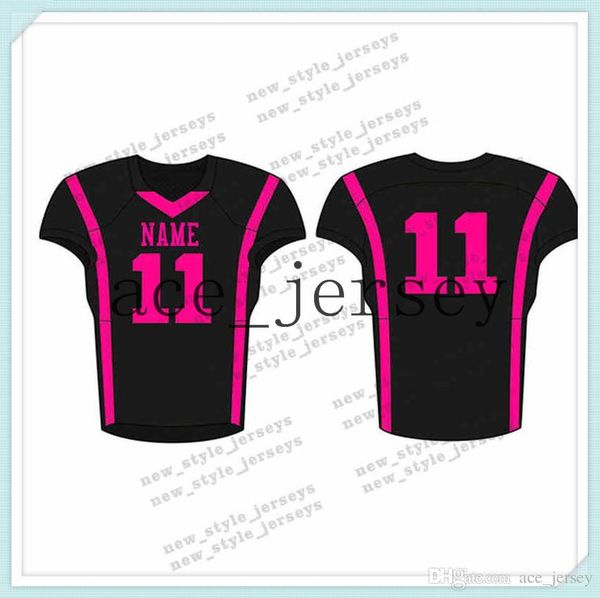 

121Men 2019 Youth Football Jerseys Army Green Wine Red Embroidery Logos Stitched Custom Any name Any number Jerseys