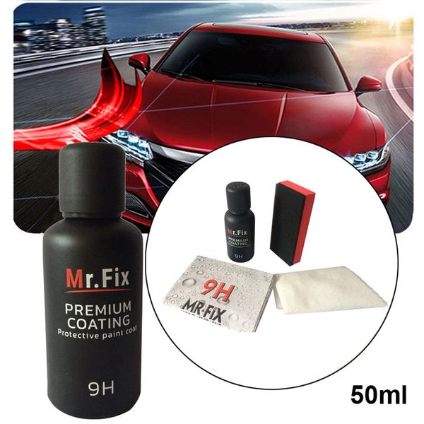 

carprie clean 50ml 9h car oxidation liquid ceramic coat super hydrophobic glass coating set nano materials care multicolor & h9