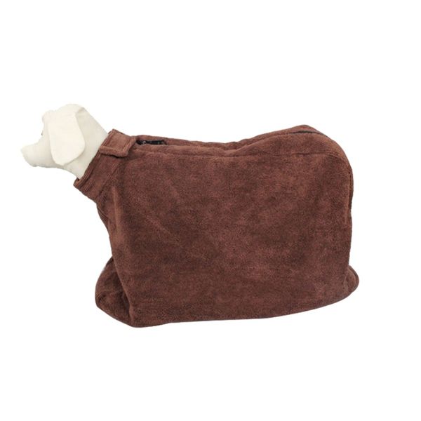 

dog bathrobe microfiber quick drying dog bag with magic tape, super soft fast absorbing water bath towel for pets dogs cats