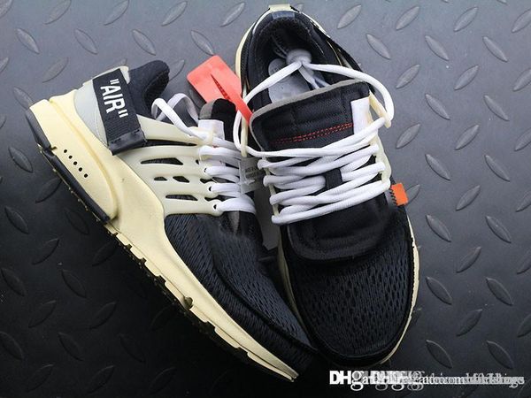 

2018 new white a presto the ten black grey white green orange laces virgil bnib athletics shoes sneakers come with box