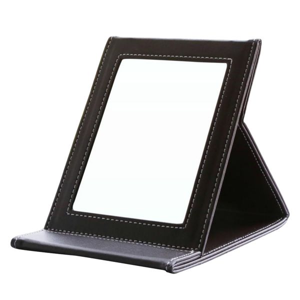 

travel foldable makeup mirror portable tablemirror with standing coffee