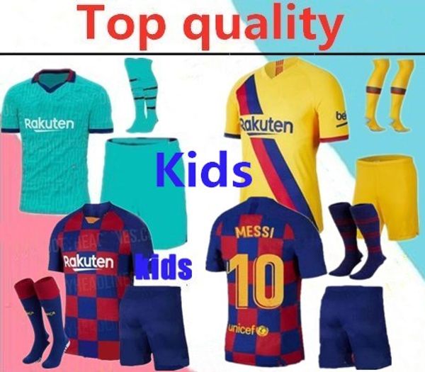 

2019 2020 kid occer jer ey full kit 19 20 children cami eta de fútbol maillot de foot football hirt kit with ock