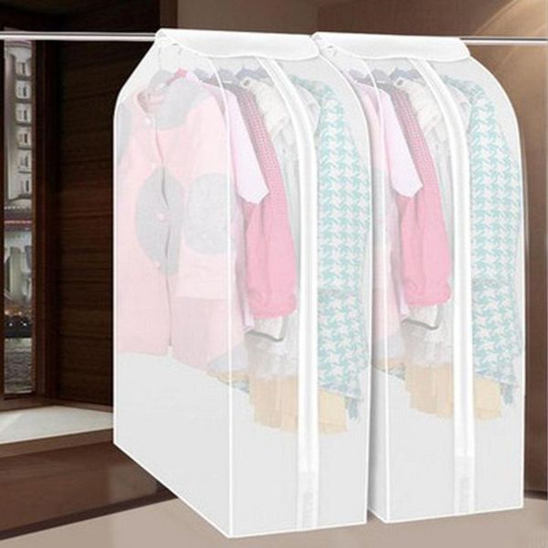 

transparent cloth dustproof cover clothing storage bag dust cover environmental protecting peva household clothes organization