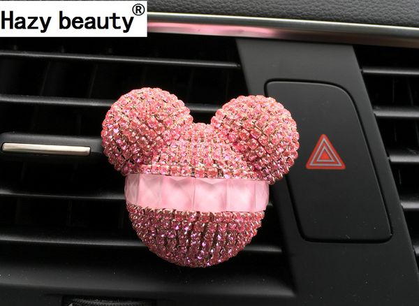 

hazy beauty car styling crystal car perfume air freshener 100 original perfume air conditioning vent flavouring in the