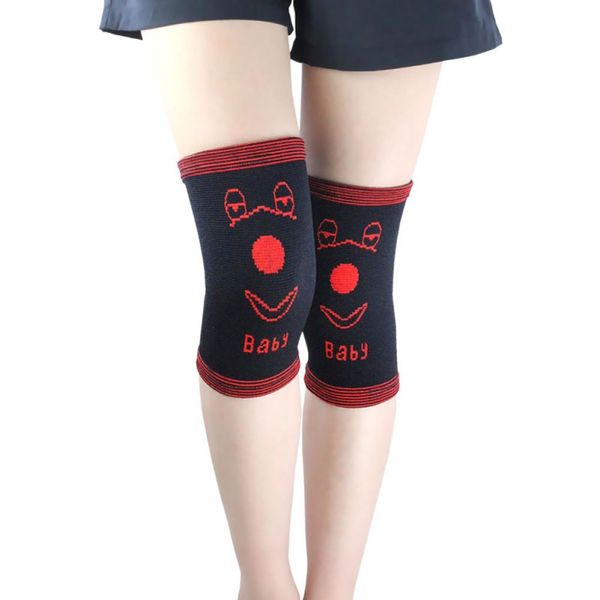 

1 pair kneepad warmth kids kneepad elastic drop resistance children dance breathable anti-fall roller skating knee pads prot, Black;gray