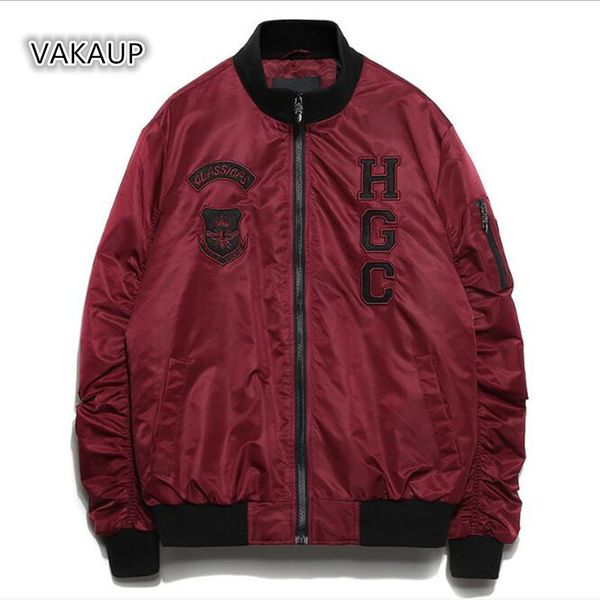 

2018 new autumn pilot jacket mens youth korean version of baseball clothes spring autumn wear casual wear casual coat men jacket, Black;brown