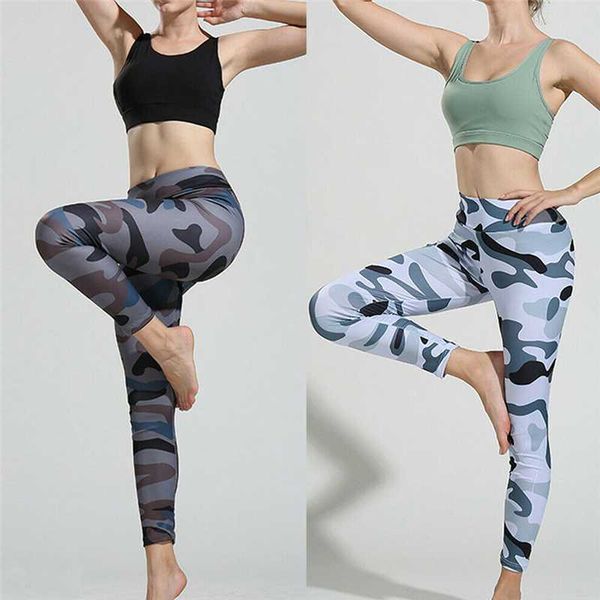 

women fitness camouflage workout yoga pants high waist leggings sport for women sport gym yoga leggings, White;red