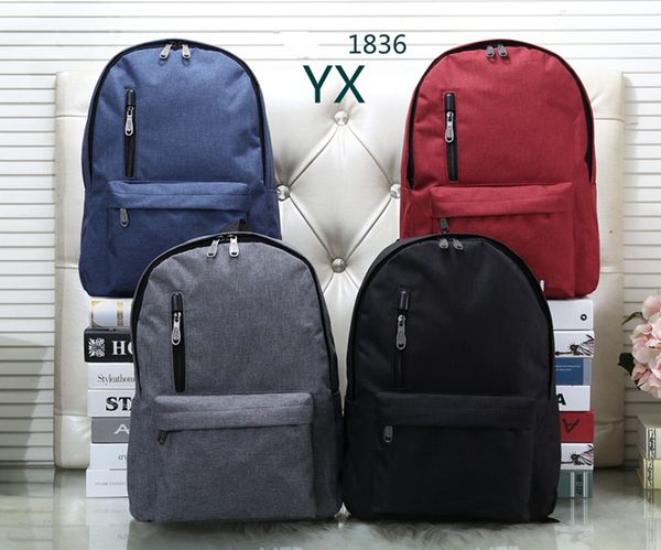 

2019 мода мужская женская сумка бренд дизайнер мода холст спорт мужчины женщины рюкзак стиль открытый рюкзак сумки 1836