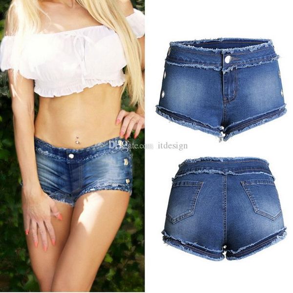 

girl's denim shorts stretch cotton ruffle patch metal ring, White;black