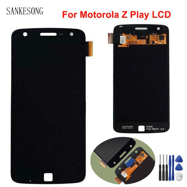 

5.5inch lcd для motorola moto z play xt1635-01 xt1635-02 жк-дисплей с сенсорным экраном digitizer ассамблеи для moto z дисплей play жк