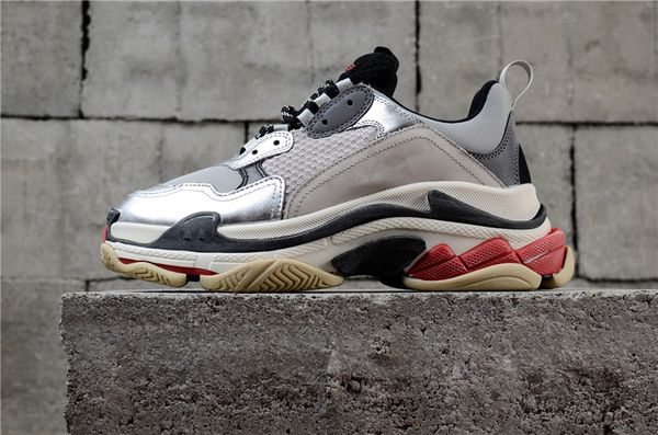 

2019 Multi Luxury Brand Triple S Sneaker Designer Low Old Dad Combination Soles Mens Womens Fashion Casual Shoes High Top Quality Size 36-45