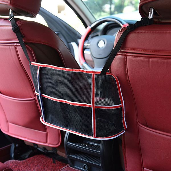 

organizer seat back mesh net bag purse holder driver storage netting pouch c44