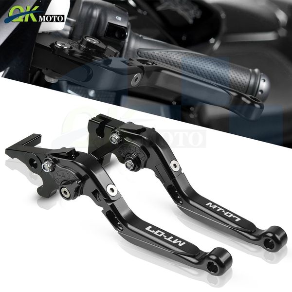 

мотоцикл выдвижная складная cnc алюминиевые ручки тормозные рычаги сцепления для mt07 mt07 mt07 2014 2015 2016 2017 2018 2019