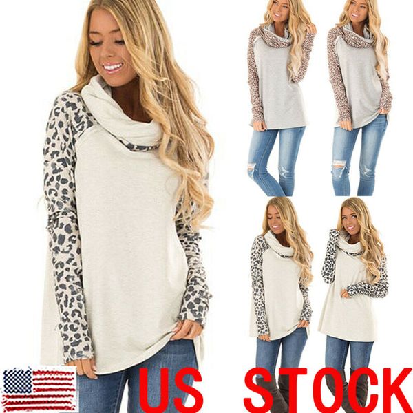 

women long sleeve jumper pullover sweatshirts tunic casual ladies o-neck warm clothing, Black