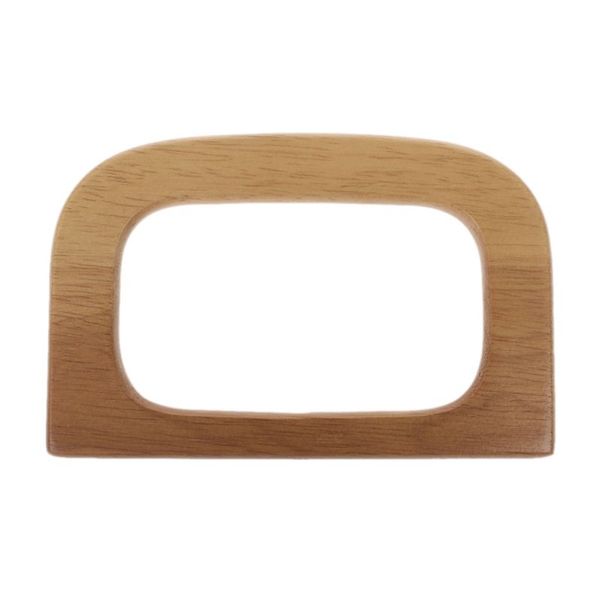 

wooden purse handbag bag handle replacement shoulder bags craft accessories, Black