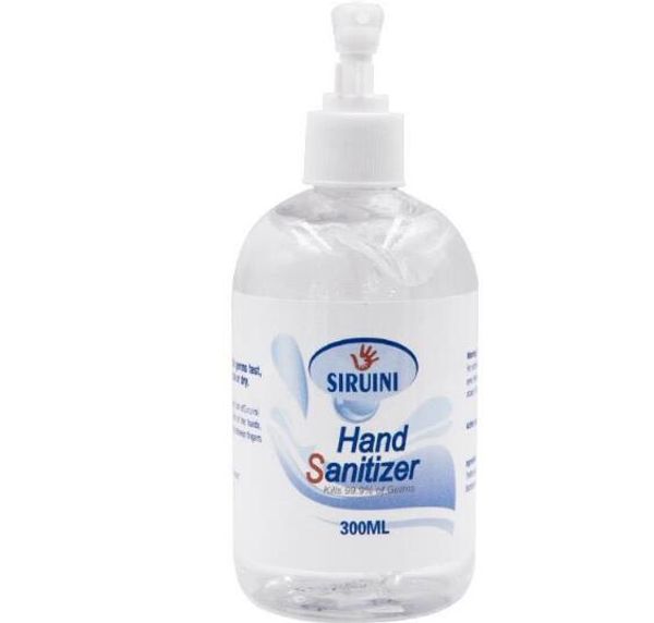 

300ml siruini hand sanitizer with vitamin e 75% alcohol disposable gel hand sanitizer travel sanitizer washless hand disinfectant gga3284