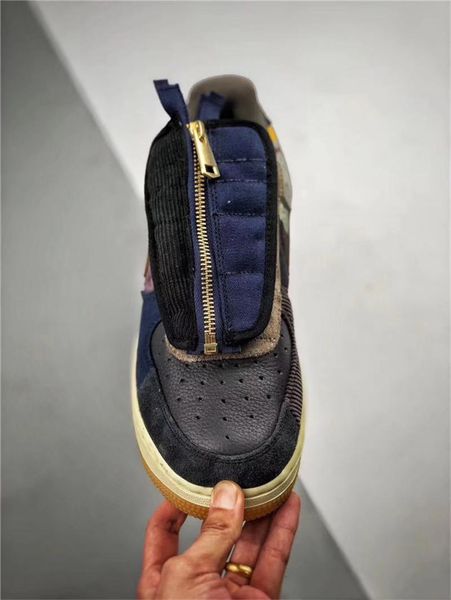 

2019 authentic travis scott x air 019force 1 low cactus jack multi color muted bronze fossil men women cn2405 -900 sports running shoes