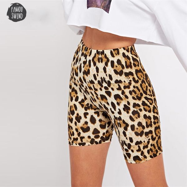 

multicolor casual trousers legging highstreet leopard print skinny short summer modern lady athleisure women crop good quality, Black