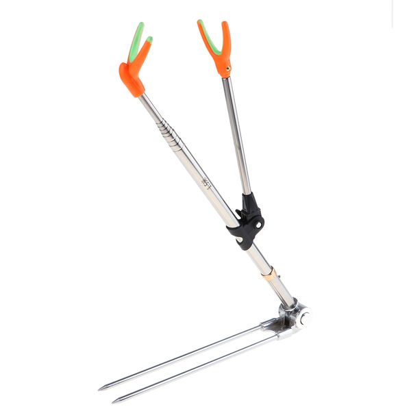 

auto telescopic fishing rod stand pole bracket holder support