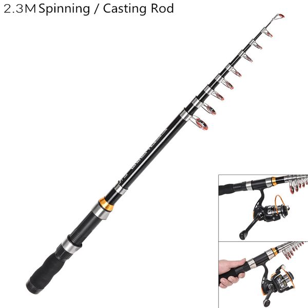 

portable 1.0m 1.5m 2.1m 2.3m mini ultra short fishing rods glass fiber 11 section portable lure ice fishing pole
