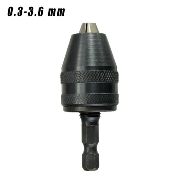 

0.6-8 mm / 0.3-3.6 mm adapter hex shank screwdriver tool drill chuck 1/4 inch made of material