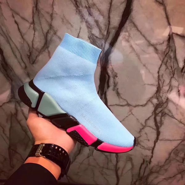 

Оригинальный Box Speed Trainer Boots Стрейч-Вязать Высокий Топ Гонки Бегун Обувь Дешевые Кр