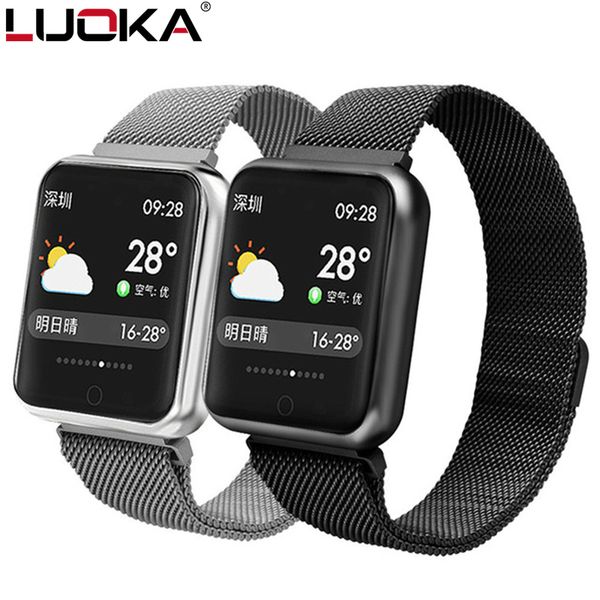 

smart watch p68 sports ip68 fitness bracelet activity tracker heart rate monitor blood pressure for ios android apple iphone 6 7