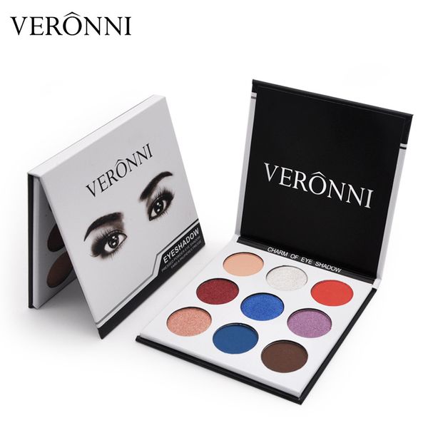 

veronni nine kinds of color shadow earth color lasts without removing holiday eye shadow