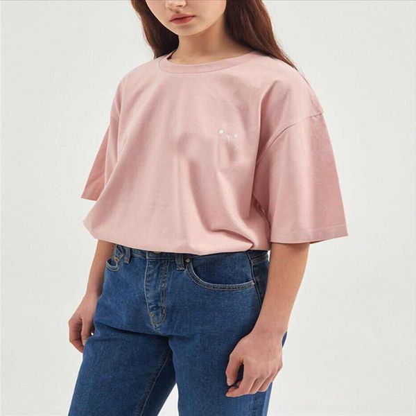 

2020 weird face 200g washed cotton soft and comfortable 2020 weird face embroidery 200g washed cotton soft and comfortable t-shirt t-shirt e, White