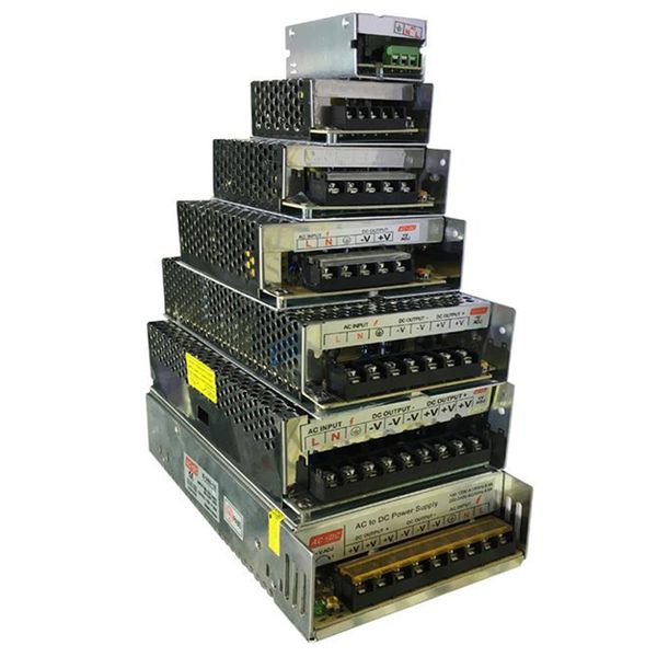 

светодиодный переключатель питания адаптер освещения трансформатор 1а 2а 3а 5а 8а 10а 15а 20а 30а 100-240 в до dc12v для светодиодной полосы