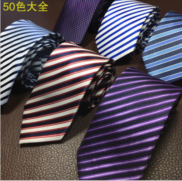 

new business suit tie 8cm for men's wedding tie 2019, Blue;purple