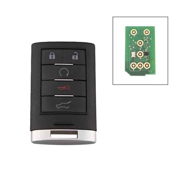 

5buttons keyless entry remote car security key fob for 2010-2015 cadillac srx nbg009768t
