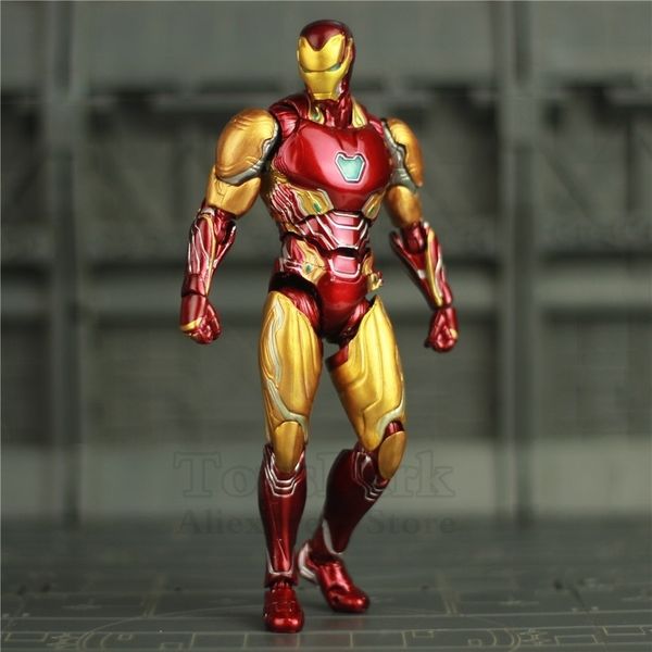 Marvel 2019 Avengers 4 Endgame Iron Man Mk85 6 Repainted Custom Action Figure Ironman Mark 85 Kos Shf Shfiguarts Legends Doll Q190604 Marie Osmond