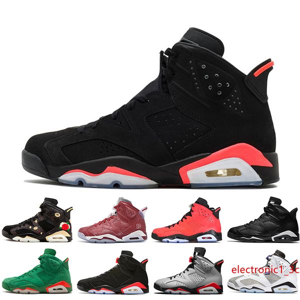 

with box 2019 infrared bred 6 6s mens basketball shoes 3m reflective bugs bunny tinker hatfield black cat flint men sports sneakers designer