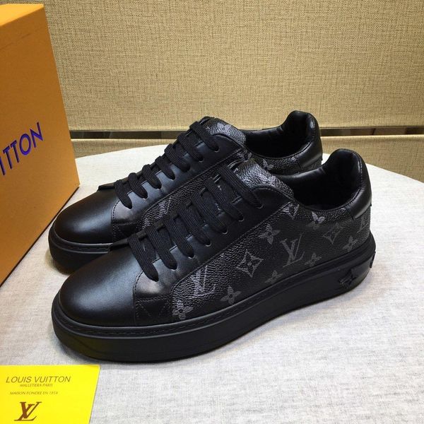 

2019 a4 fashion casual men's shoes outdoor sports handsome wild luxury shoes original box packaging zapatos hombre, Black