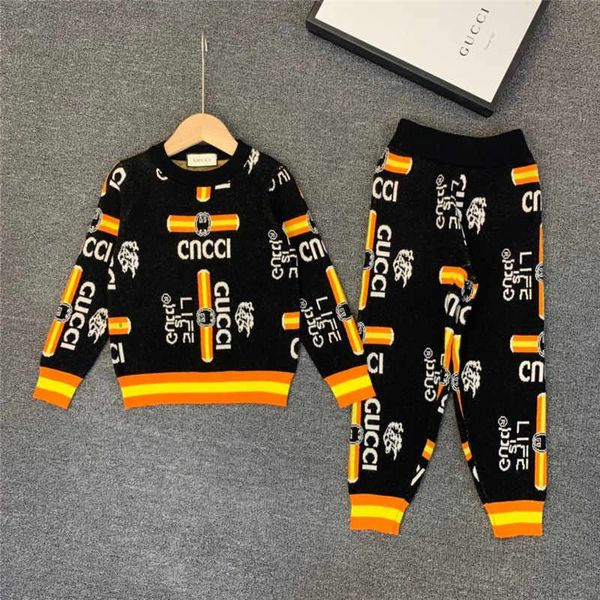 

2019 new children's long sleeve two-piece suit190804#11, White