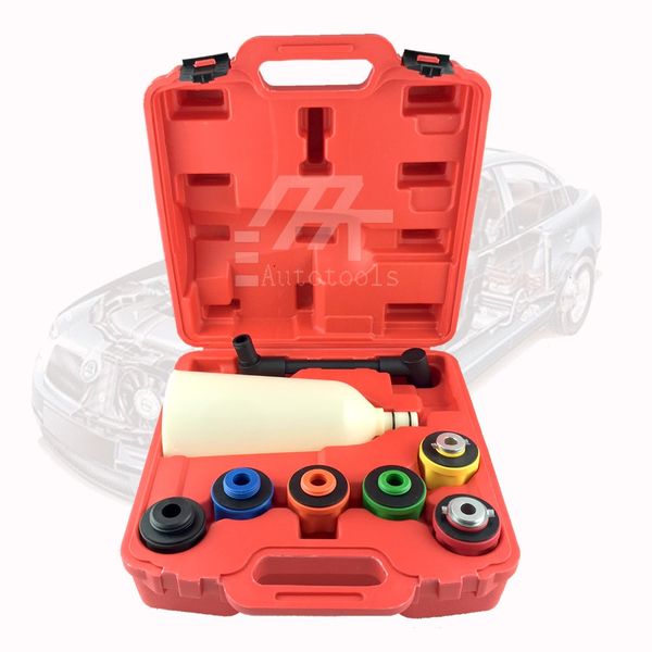 

8pcs universal oil filling system set with 2 liter oil funnel nylon material