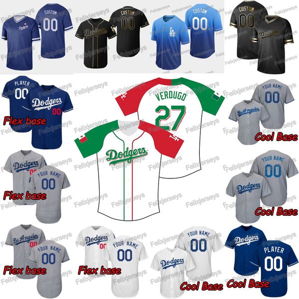 

35 Cody Bellinger Alex Verdugo Mexican Heritage Night Turner A.J. Pollock Max Muncy Dodgers Joc Pederson Corey Seager Hyun-Jin Ryu Jersey