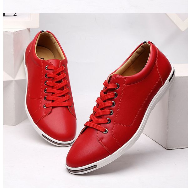 

2019 new quality cow leather men's shoes soft man dress shoes size 38-48 point toe man split leather, Black