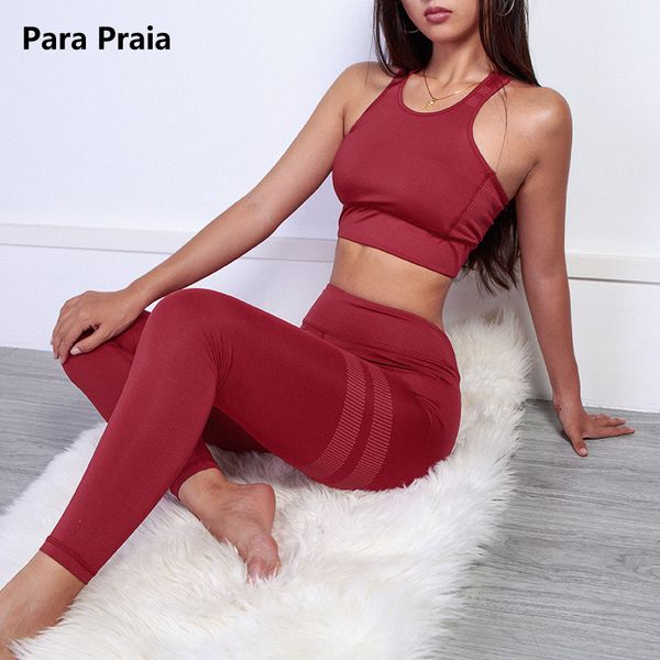 

2019 новый 2 шт йога set sport brapants женский костюм спортивная одежда для женщин привязали йога леггинсы фитнес одежда спорт бесшовная