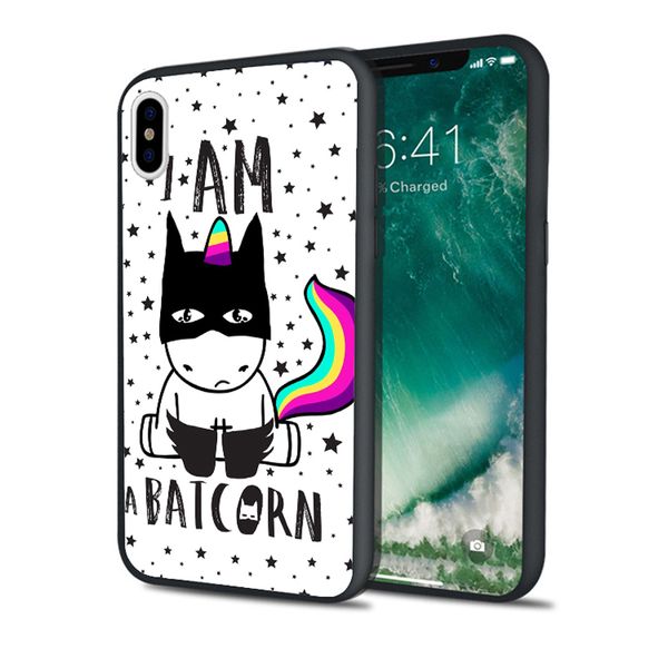 

coque luxury lovely unicorn art case for iphone 11 pro xs max xr 8 7 6s plus 5s se case soft silicone cover.