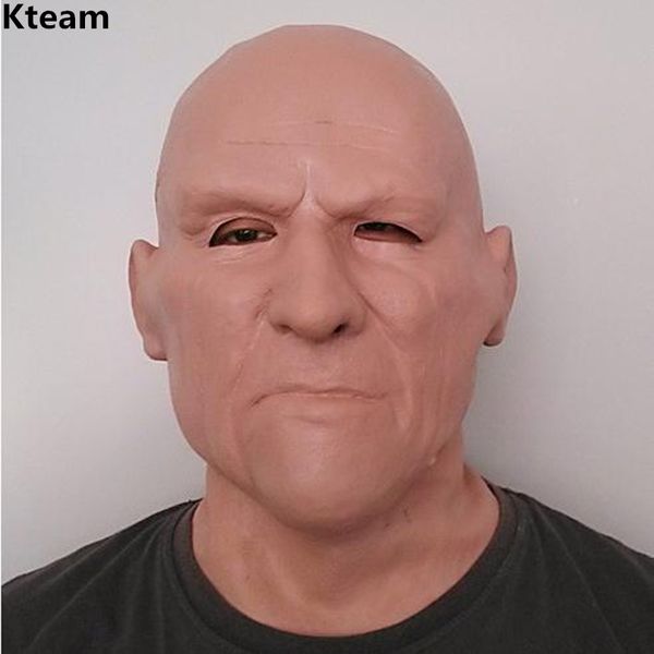

realistic latex old man mask male disguise halloween fancy dress head rubber party masks masquerade cosplay props