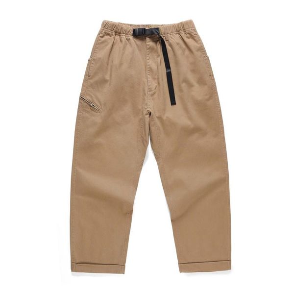 

men's pants fashion men casual streetwear adjustable waist khaki easy, Black