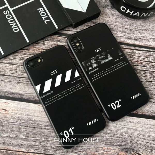 

Off tripe white oft ilicon cover ca e for iphone plu 7 7plu 8 8plu x xr x max white arrow phone couqe capa
