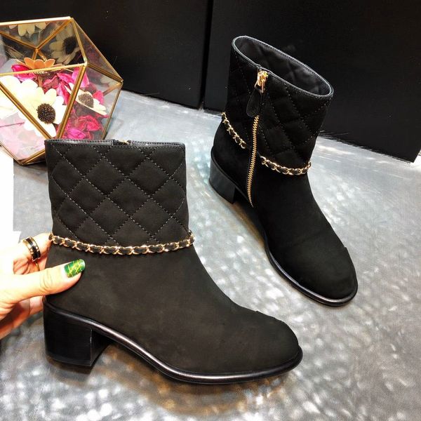 

2019 new cowboy booties fashion designer women/men luxury shoes sage boots genuine leather ankle boots flat bottom ing, Black