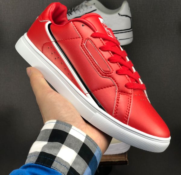 

Мужчины Женщины 36-44 Antique Continental 80 Rascal кожа x Kanye West Повседневная обувь белый OG Core чер