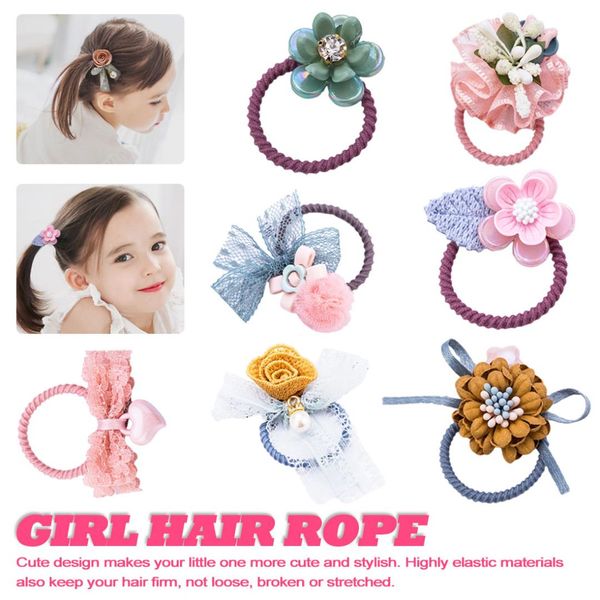 Sweet Girl Kids Hair Accessories Little Girl Hair Flower Ribbon