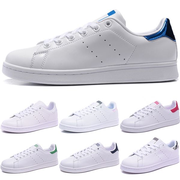 

designer shoes stan men smith casual shoe women green black white red bule leather flats sports outdoor sneakers size eur 36-44