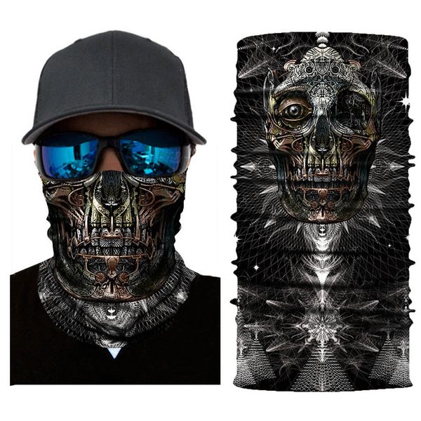 

bicycle face mask men outdoor mask riding cycling head scarf neck windproof face facemask cycling sun protection headband, Black