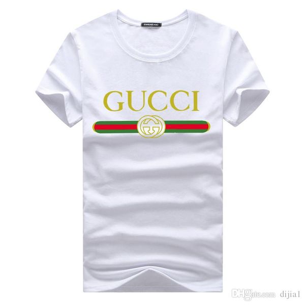 

New port t hirt hip hop male de igner deluxe t hirt fa hion clothing male printed hort leeve large brand t hirt g8 13 gucci